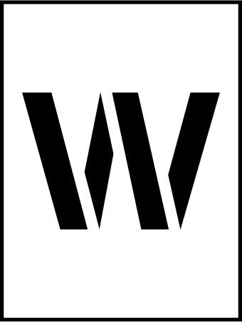 NMC PMC8-W-STENCIL, LETTER W, 8'' (1 EACH)