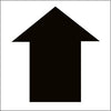 NMC PMS221-STENCIL, UP ARROW SYMBOL, 24X24 (1 EACH)
