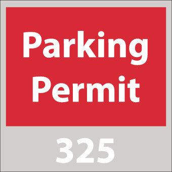 NMC PP13C-PARKING PERMIT, WINDSHIELD, RED, 201-300 (PAK OF 100)
