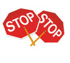 NMC PS2-SAFE-T-PADDLE SIGN, STOP/STOP, 10'' HANDLE (1 EACH)