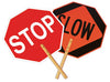 NMC PS4-SAFE-T-PADDLE SIGNS, STOP/SLOW PADDLE, 18, .040 ALUM REFLECTIVE (1 EACH)