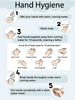 NMC PST112-POSTER, HAND HYGIENE, 24X18,  LAMINATED (1 EACH)
