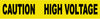 NMC PT11-TAPE, BARRICADE, CAUTION HIGH VOLTAGE, 3 MIL 3''X1000' (1 ROLL)