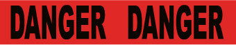 NMC PT16-2ML-TAPE, BARRICADE, DANGER DANGER, 3X1000FT, 2 MIL (1 ROLL)