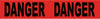 NMC PT16-TAPE, BARRICADE, DANGER DANGER, 3 MIL 3''X1000' (1 ROLL)