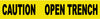 NMC PT2-TAPE, BARRICADE, CAUTION OPEN TRENCH, 3 MIL 3''X1000' (1 ROLL)
