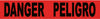 NMC PT54-2ML-TAPE, BARRICADE, DANGER PELIGRO, 3X1000FT, 2 MIL (1 ROLL)