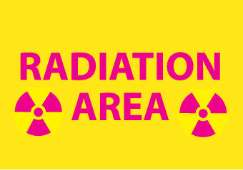 NMC R21R-RADIATION AREA, 7X10, RIGID PLASTIC (1 EACH)
