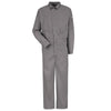 VF Imagewear Bulwark HRC2-CLD4GYRG58 58" Regular Gray 6 Ounce Excel FR ComforTouch Cotton Nylon Flame Resistant Deluxe Coverall With Concealed 2-Way Front Zipper Closure And Snap Fasteners on Neck, Cuff, Action Back  (1/EA)