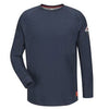 VF Imagewear Bullwar QT32DBRGXXL  iQ Series 2X Regular Dark Blue 5.3 Ounce Lightweight 69% Cotton 25% Polyester 6% Polyoxadiazole Men's Flame Resistant Long Sleeve T-Shirt With Chest Pocket With Pencil Stall  (1/EA)