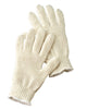 Radnor 64057176 Ladies Natural Light Weight Polyester/Cotton Seamless String Gloves With Knit Wrist  (1/PR)