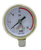 Radnor 64003434  1 1/2'' X 200 PSI Brass Replacement Regulator Gauge (1 CARD)
