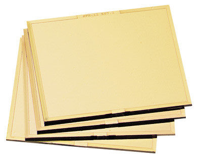 Radnor 64005040 4 1/2" X 5 1/4" Shade 10 Gold-Coated Polycarbonate Filter Plate  (1/EA)