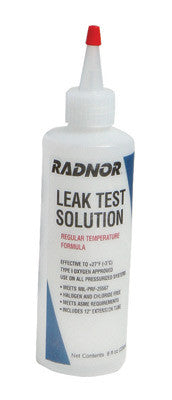 Radnor 64000136  8 Ounce Regular Temperature Leak Test Solution With Extension Tube (1 PER CASE)