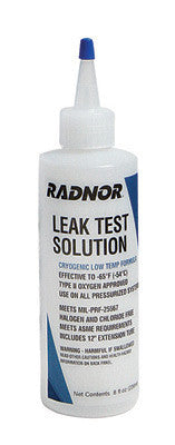 Radnor 64000140  8 Ounce Cryogenic Low Temperature Leak Test Solution With Extension Tube (1 PER CASE)