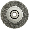 Radnor 64000360  4'' X 5/8'' - 11 Carbon Steel Crimped Wire Wheel Brush For Use On Small Angle Grinders (1 PER CASE)