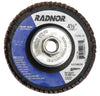 Radnor 64000867  4 1/2'' X 5/8'' - 11 36 Grit Zirconia Alumina Type 29 Flap Disc (1 PER CASE)