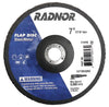 Radnor 64000886  7'' X 7/8'' 40 Grit Zirconia Alumina Type 29 Flap Disc (1 PER CASE)