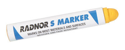 Radnor 64002401  Yellow S Solid Stick Paint Marker (1 PER CASE)