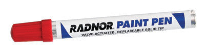 Radnor 64002409  Red Fiber Tip Paint Pen (1 PER CASE)