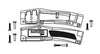 Radnor 64002765  Replacement Handle With Binder Posts For 250 A Tweco MIG Guns (1 PER CASE)