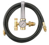Radnor 64003041  Model HRF-1425-580 Victor Style Single Stage Argon And Argon And Carbon Dioxide Mix Flowmeter Regulator Kit With 10' Hose, CGA-580