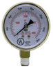 Radnor 64003455  2 1/2'' X 4000 PSI Brass Replacement Regulator Gauge (1 PER CASE)