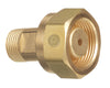Radnor 64003952  306 CGA-520 To CGA-200 Brass Cylinder Adapter (1 PER CASE)