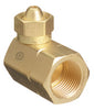 Radnor 64003955  321 CGA-200 To CGA-510 Brass Cylinder Adapter 1 PACK)