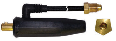 Radnor 64005714  Model DA-917F .508'' Dinse Machine Plug With 18'' Auxiliary Gas Hose With 5/8''-18RH Nut And 3/8''-24RH Power Cable Connection (1 PER CASE)