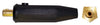 Radnor 64005716  Model DI-24F .508'' Dinse Machine Plug With In-Line Gas Hole And 3/8''-24RH Power Cable Connection (1 PER CASE)