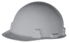Radnor 64051023 Gray SmoothDome Class E Type I Polyethylene Slotted Hard Cap With Ratchet Suspension  (1/EA)