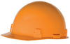 Radnor 64051025 Hi-Viz Orange SmoothDome Class E Type I Polyethylene Slotted Hard Cap With Ratchet Suspension  (1/EA)