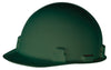 Radnor 64052027 Green SmoothDome Class E Type I Polyethylene Slotted Hard Cap With Ratchet Suspension  (1/EA)