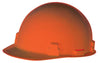 Radnor 64052028 Orange SmoothDome Class E Type I Polyethylene Slotted Hard Cap With Ratchet Suspension  (1/EA)