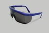 Radnor 64051202 Retro Series Safety Glasses With Blue Frame, Gray Anti-Scratch Lens And Integrated Sideshields  (1/EA)