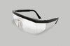 Radnor 64051203 Retro Series Safety Glasses With Black Frame, Clear Anti-Scratch Lens And Integrated Sideshields  (1/EA)