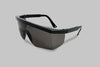 Radnor 64051204 Retro Series Safety Glasses With Black Frame, Gray Anti-Scratch Lens And Integrated Sideshields  (1/EA)