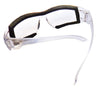 Radnor 64051212 Classic Series Safety Glasses With Clear Frame And Foam Lined Clear Polycarbonate Anti-Scratch Lens  (1/EA)