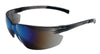 Radnor 64051226 Classic Plus Series Safety Glasses With Gray Frame And Blue Polycarbonate Hard Coat Mirror Lens  (1/EA)
