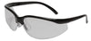 Radnor 64051230 Motion Series Safety Glasses With Black Frame, Clear Polycarbonate Scratch Resistant Lens And Adjustable Temples  (1/EA)