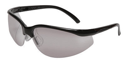 Radnor 64051233 Motion Series Safety Glasses With Black Frame, Clear Polycarbonate Indoor/Outdoor Anti-Fog Scratch Resistant Lens And Adjustable Temples  (1/EA)