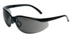 Radnor 64051234 Motion Series Safety Glasses With Black Frame, Gray Polycarbonate Scratch Resistant Lens And Adjustable Temples  (1/EA)