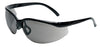 Radnor 64051235 Motion Series Safety Glasses With Black Frame, Gray Polycarbonate Anti-Fog Scratch Resistant Lens And Adjustable Temples  (1/EA)