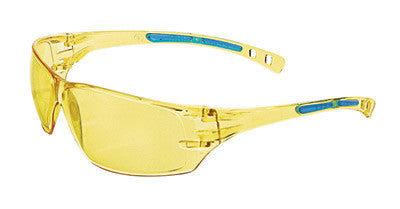 Radnor 64051247 Cobalt Classic Series Safety Glasses With Amber Frame, Amber Lens And Adjustable Temples  (1/EA)