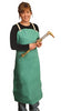 Radnor 64054943 Green 24" X 48" Flame Retardant Bib Apron  (1/EA)