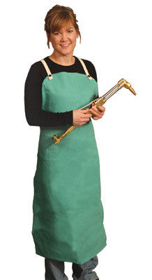 Radnor 64054941 Green 24" X 36" Flame Retardant Bib Apron  (1/EA)