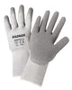 Radnor X-Large Gray Thermal String Knit Cold Weather Gloves With Latex Palm Coating (1 Pair)