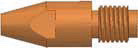 Radnor 64002888  Model 140.0316 .040'' M8 Series Contact Tip For Binzel Omega M8 Series Series MIG Guns (25 Per Package)