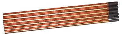 4*12*355mm DC Copper Coated Flat Gouging Rods 10pcs /Arc Air Copper Coated Gouging Carbon